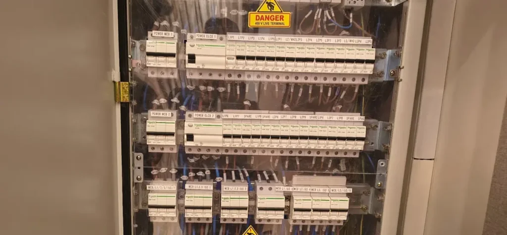 BTO electrical works Singapore DB box with MCB and ELCB circuit breakers