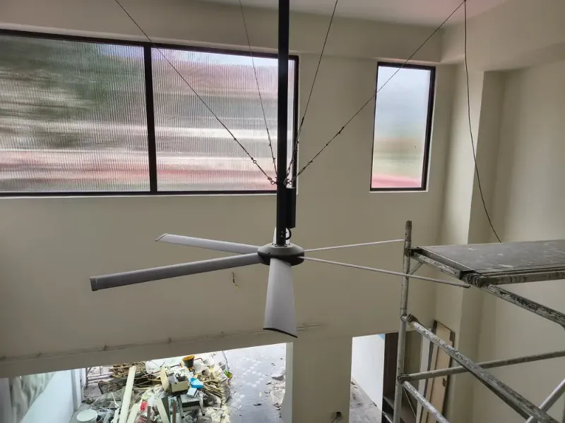 Ceiling fan installation in a Singapore landed house
